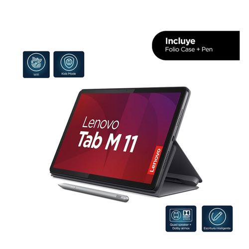 Tablet Lenovo M11 Lapiz Buds 8Gb de ram y 128Gb de almacenamiento