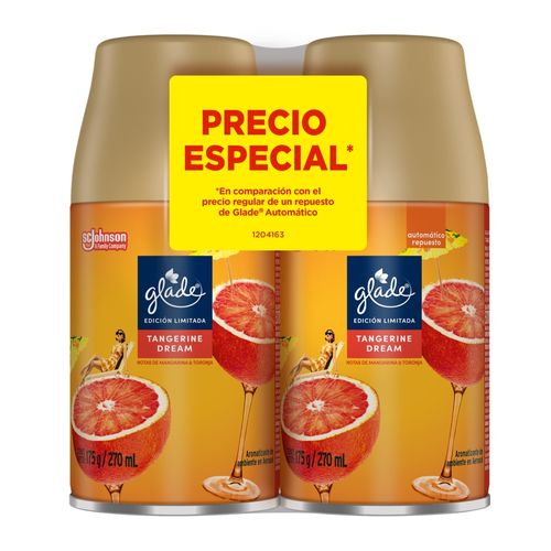 Glade Rep Ae Automatico 2pk Tanger 350gr