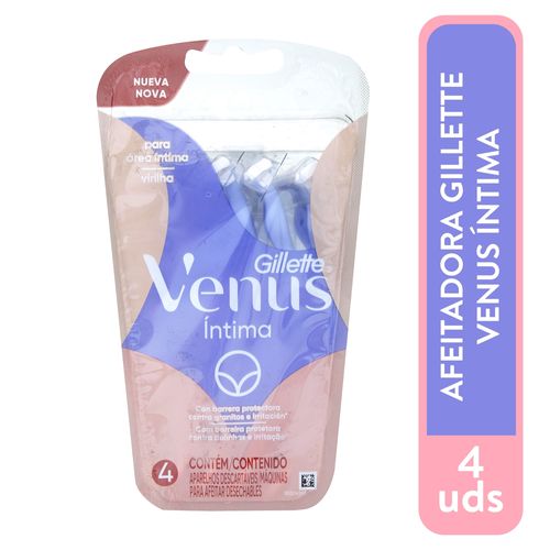 Rasuradoras Desechables marca Gillette Venus Íntima -4 uds