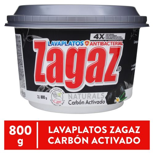 Lavaplatos Zagaz Carbón Activado -800 g