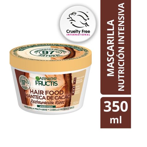 Acondicionador De Reparación De Rizos  Garnier Hair Food Manteca De Cacao - 300ml