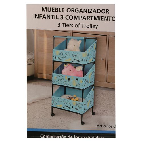 Carrito Organizador Infantil 3 Compartim