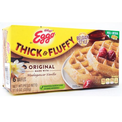 Waffles Kelloggs Eggo Original Thick and Fluffy - 319 g