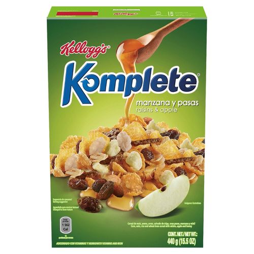Cereal Komplete Manzana Pasas - 440 g