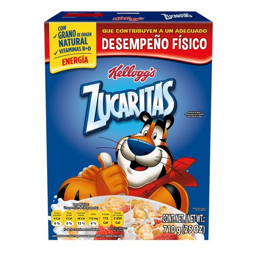 Cereal Kellogg's Zucaritas hojuelas de maíz escarchadas con azúcar - 710 g