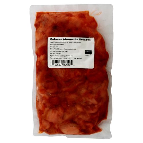 Salmón ahumado Gourmar retazos - 1 lb