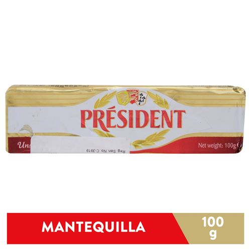 Mantequilla Présidente sin sal - 100 g