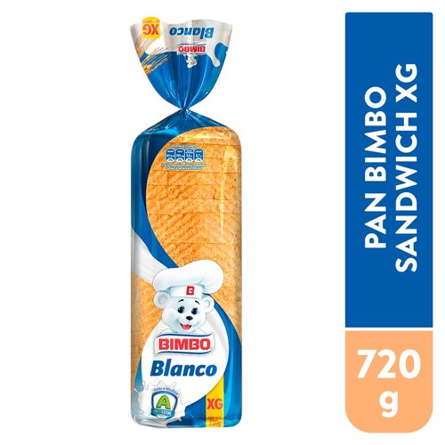 Pan Blanco Bimbo sándwich XG - 720 g