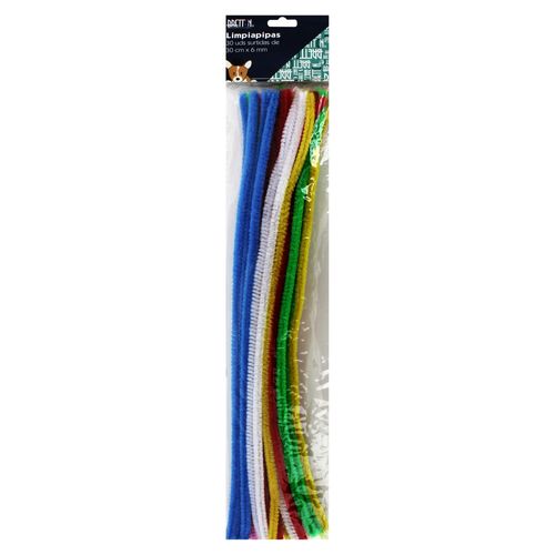 Limpiapipas Barrilito colores surtidos - 30 Uds