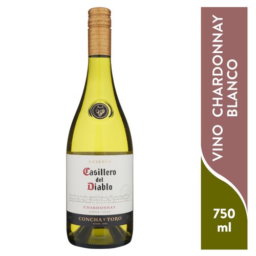 Vino Blanco Casillero Del Diablo, Chardonay - 750ml