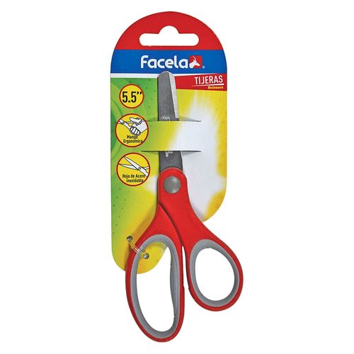 Tijera Facela con mango ergonómico - 5.5 pulgadas