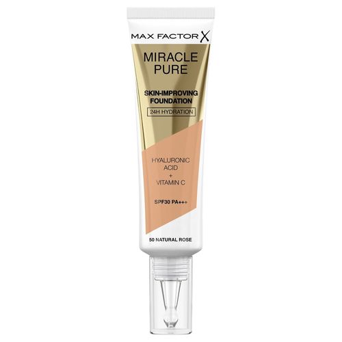 Base Miracle Pure Marca Max Factor Foundation Natural rose