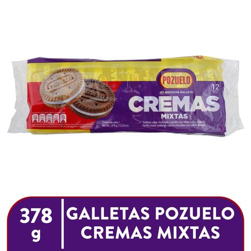 Galleta Crema Mixta Morada X12 - 378 g