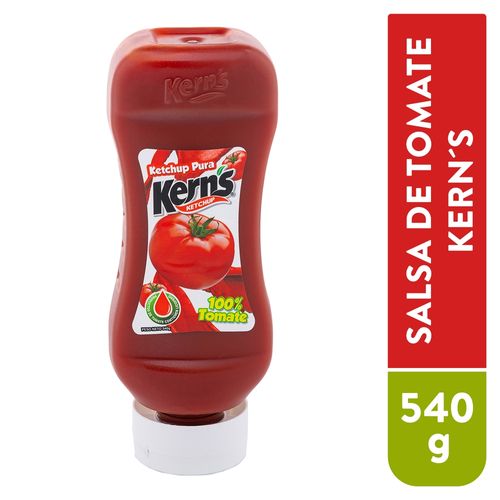 Salsa Kern's de Tomate Kétchup Envase Plástico - 540 g