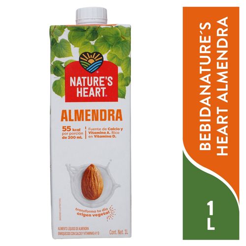 Natures Heart Bebida Almendra 1lt