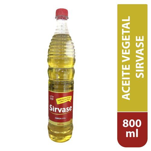 Aceite Sirvase Vegetal - 800 ml