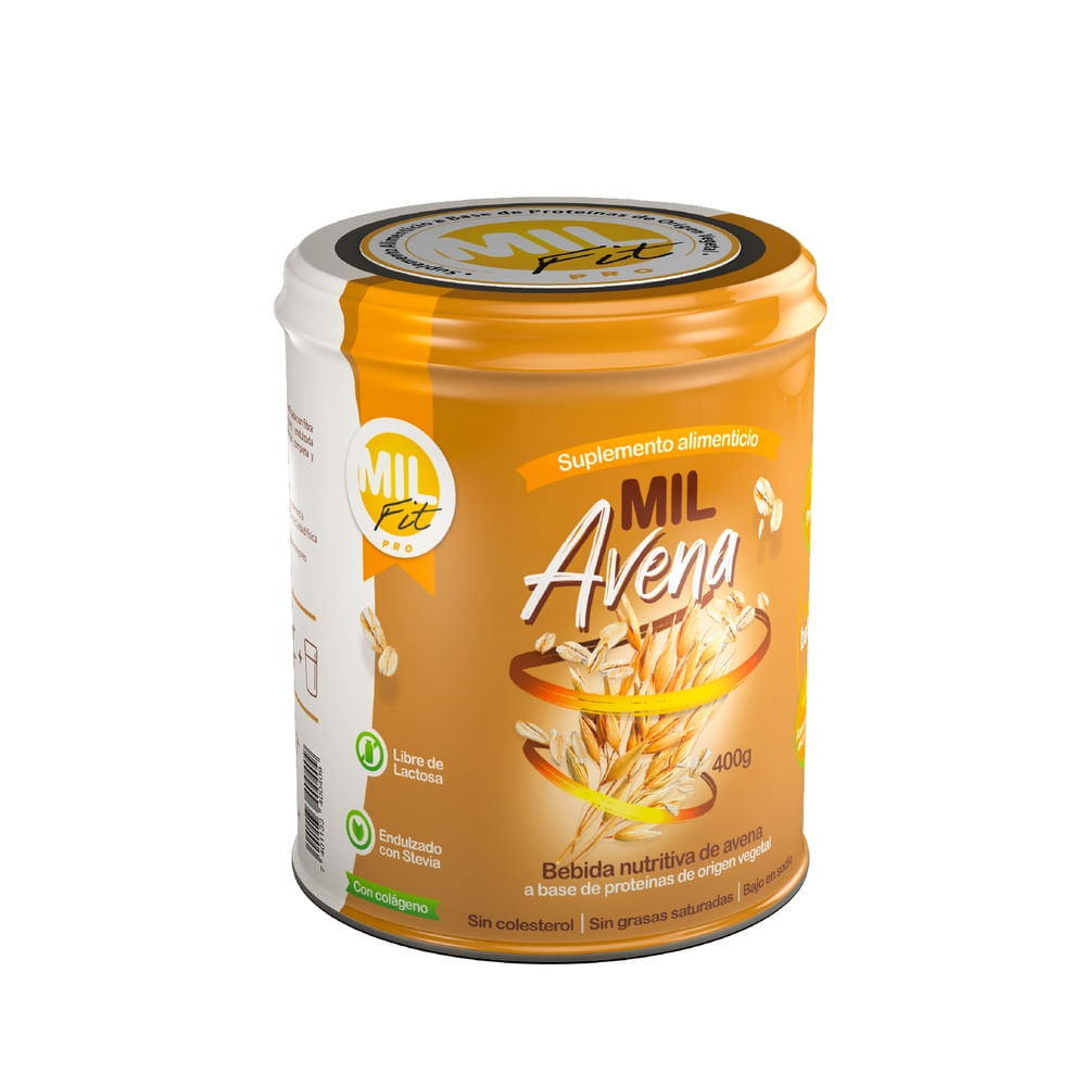 Comprar Suplemento alimenticio de avena sin azúcar Milfit Pro - 400 g ...