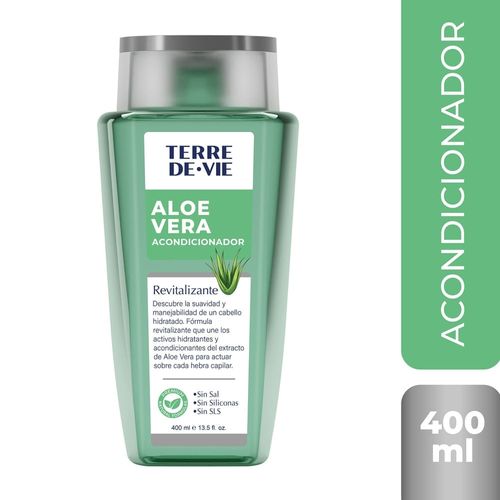 Acondicionador Aloe Vera Terre De Vie  Revitalizante - 400 ml