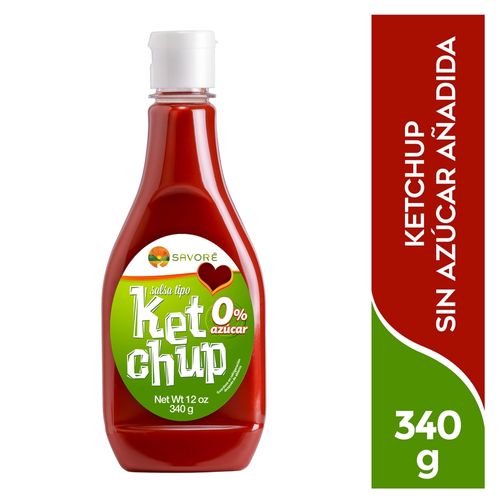 Ketchup Savoré Sin Azúcar - 340g