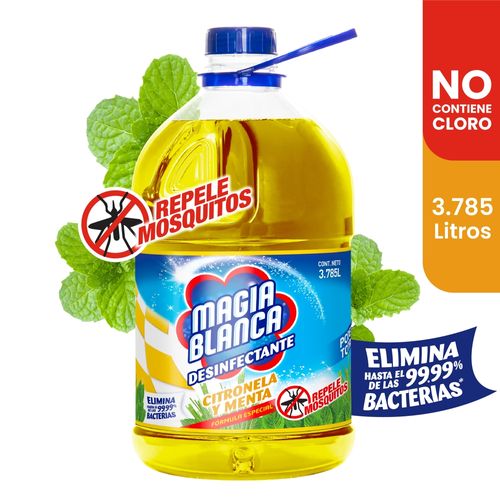 Desinfectante Magia Blanca Citronela - Galón