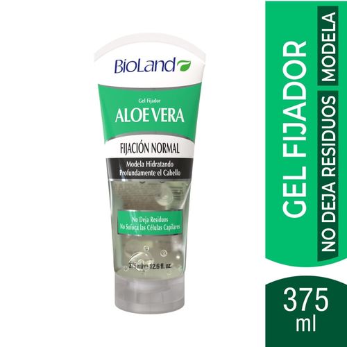 Gel Fijador Bioland Aloe Vera Fijación Normal- 375 ml