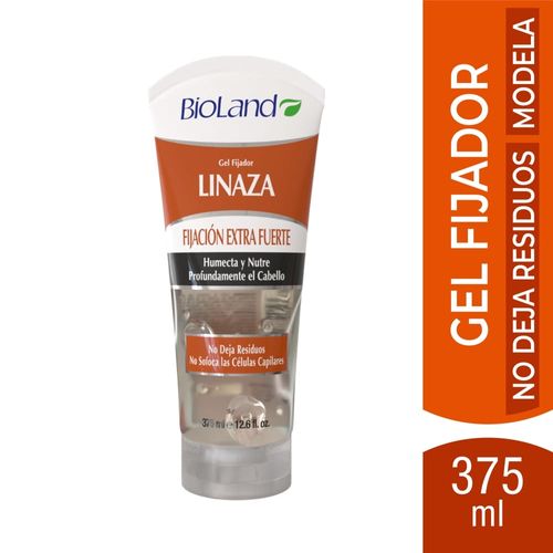 Gel Fijador Bioland Linaza, Extra Fuerte- 375 ml
