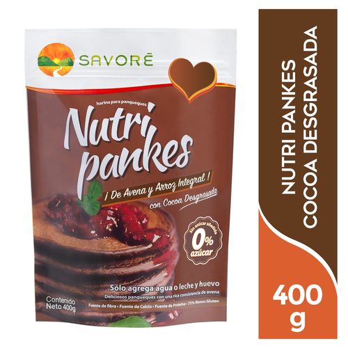 Harina Savoré Nutri Pankes Cocoa - 400 g