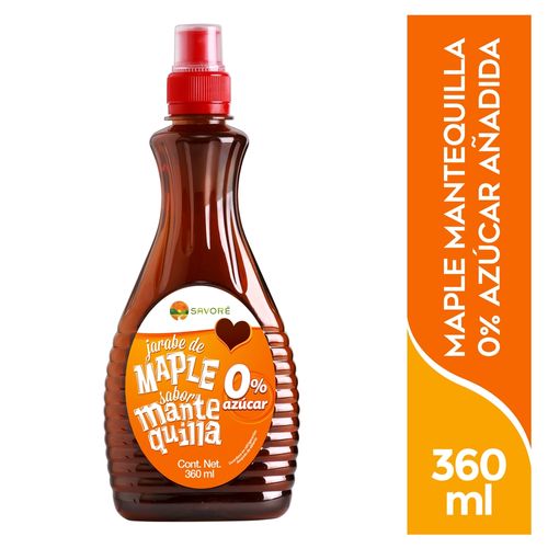 Miel Maple Mantequilla Savore - 360 ml
