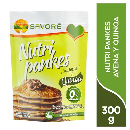 Harina Savoré Nutri Pankes Avena y Quinoa - 300 g