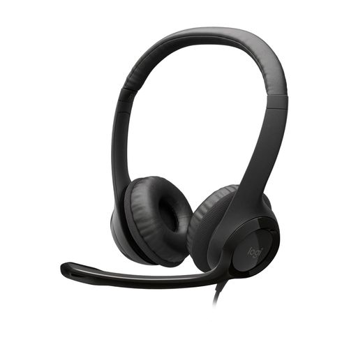 Audífonos con micrófono y cable H390 de Logitech