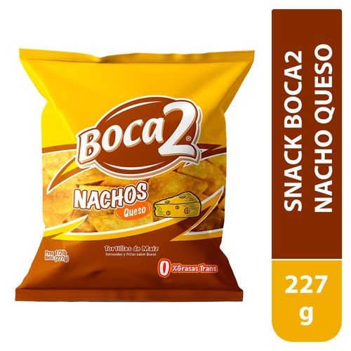 Snack Nachos Queso Boca2 - 227 g