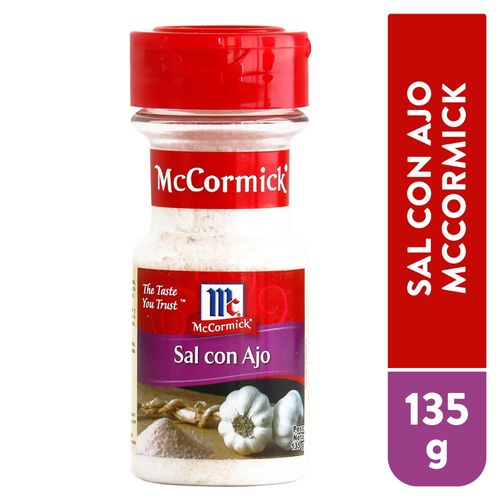 Sal Mccormick Con Ajo En Envase Plástico - 135 g