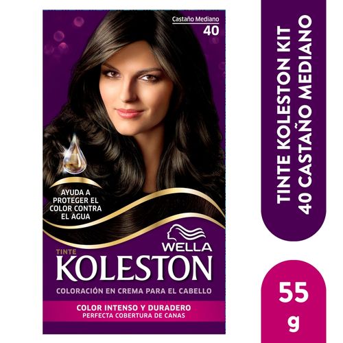 Tinte Koleston Wel Castaño Mediano 40 - 1unidad