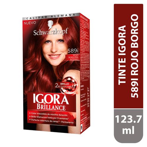 Tinte Igora Bril 589I Rojo Borgo 123.7Ml
