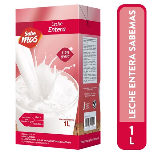 Leche Sabemas Entera En Polvo - 2200 g