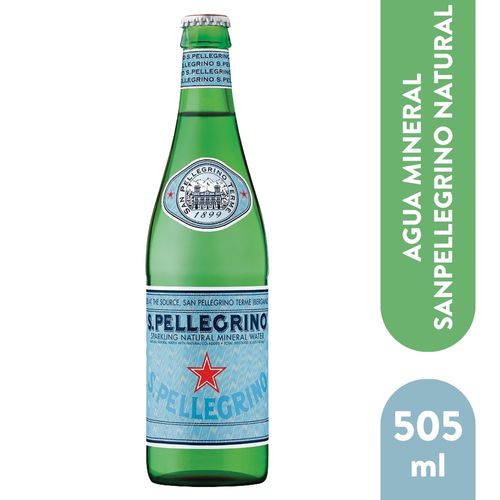 Agua Mineral Sanpellegrino Natural 505Ml