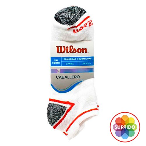 Pack 3 Medias Tin Wilson Caballero Multicolor Afelpado Modelo:B5847