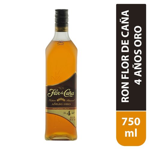 Ron Flor De Cana Anejo Oro 4anos 750ml