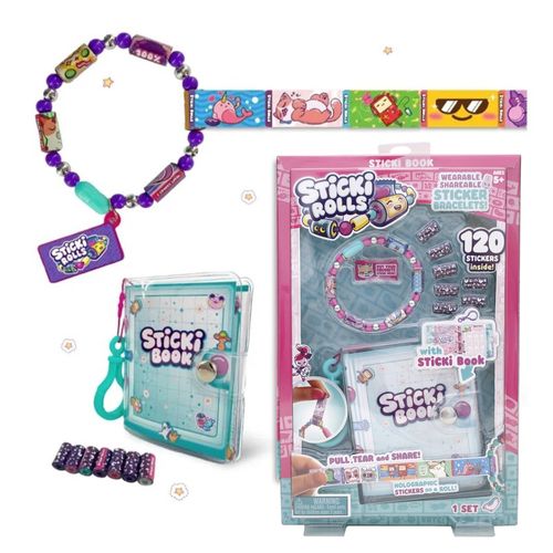 Sticki Rolls Set 1 Brazalete + Libro De Colección
