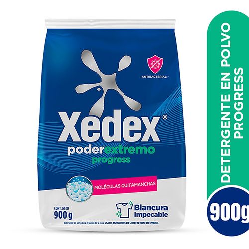Detergente en polvo Xedex Poder Extremo Progress - 900 g