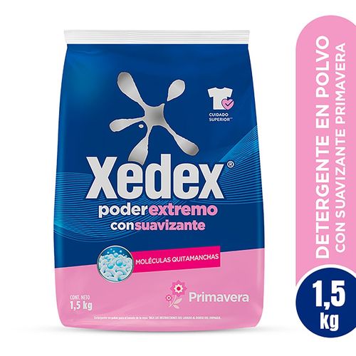 Detergente en polvo Xedex Poder Extremo Primavera - 1.5 kg