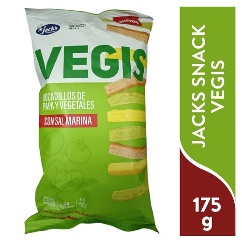 Snacksjacksvegispapayvegetales 175gr