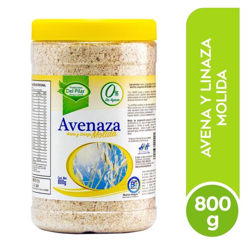 Avena y linaza molida Del Pilar con probióticos - 800 g