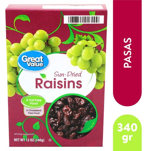 Pasas Great Value - 340 g