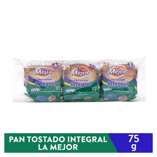 Pan La Mejor Tostado Integral - 225 g