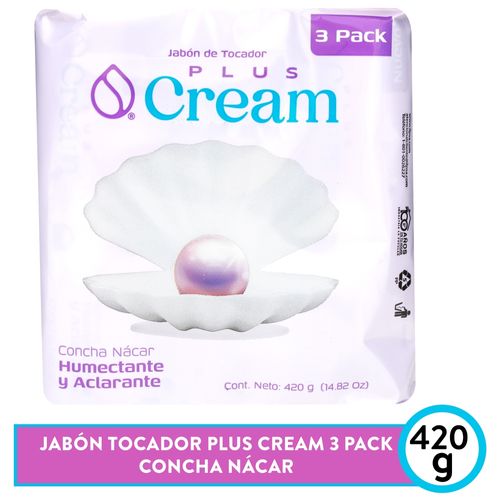 Jabón Pluscream Concha Nacar - 420 g