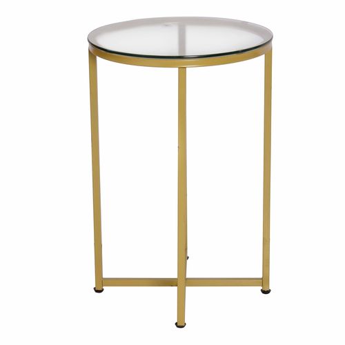 Mesa Mainstays auxiliar vidrio 40 cm