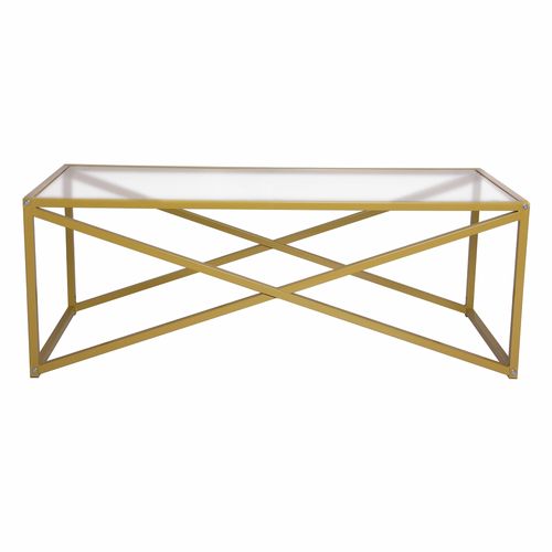 Ms Mesa De Centro Rectgular Vidrio 116cm