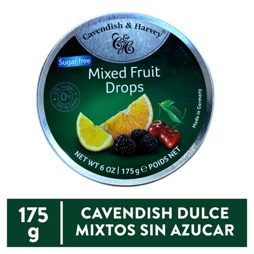 Dulces Cavendish Mixtos Sin Azucar - 175 g