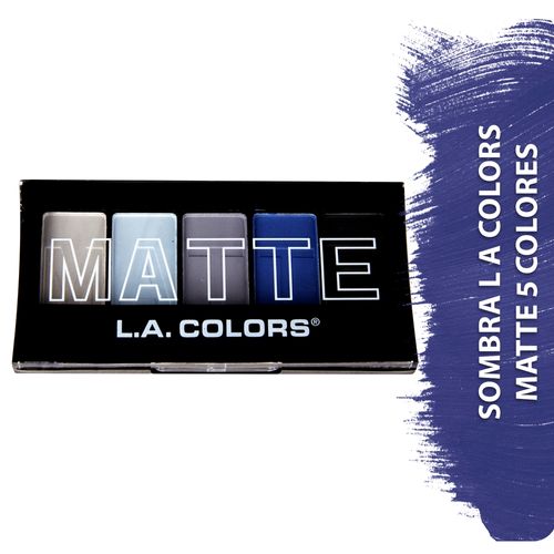 Sombra L A Colors Matte 5 Color Morado